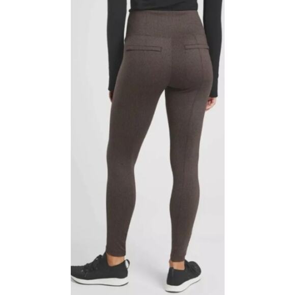 Athleta Size M Delancey Herringbone Tight Pull On Skinny Professional Office - Picture 2 of 12